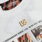 Dolce & Gabbana White Tiger Graphic Print T-shirt