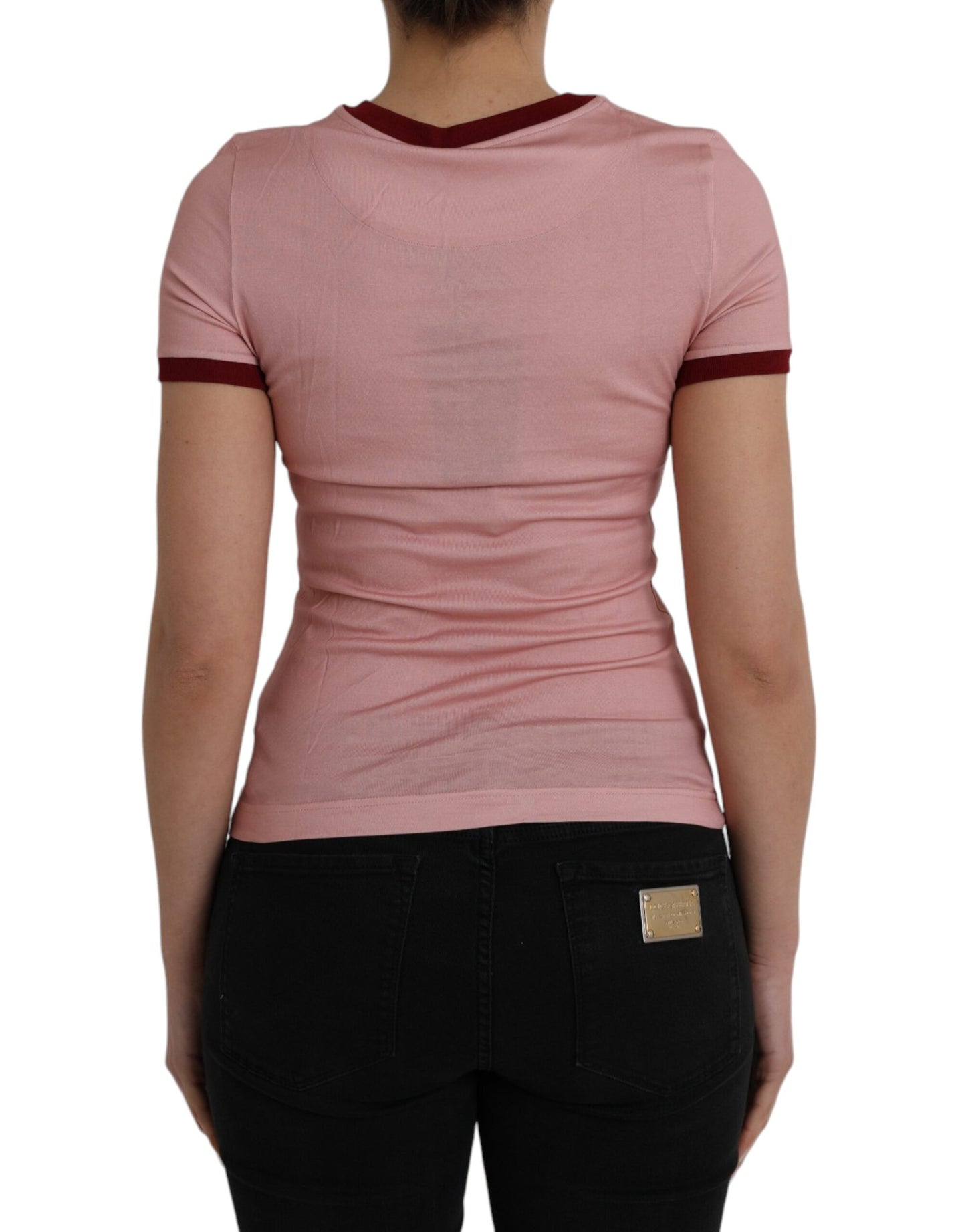 Dolce & Gabbana Pink Logo T-shirt