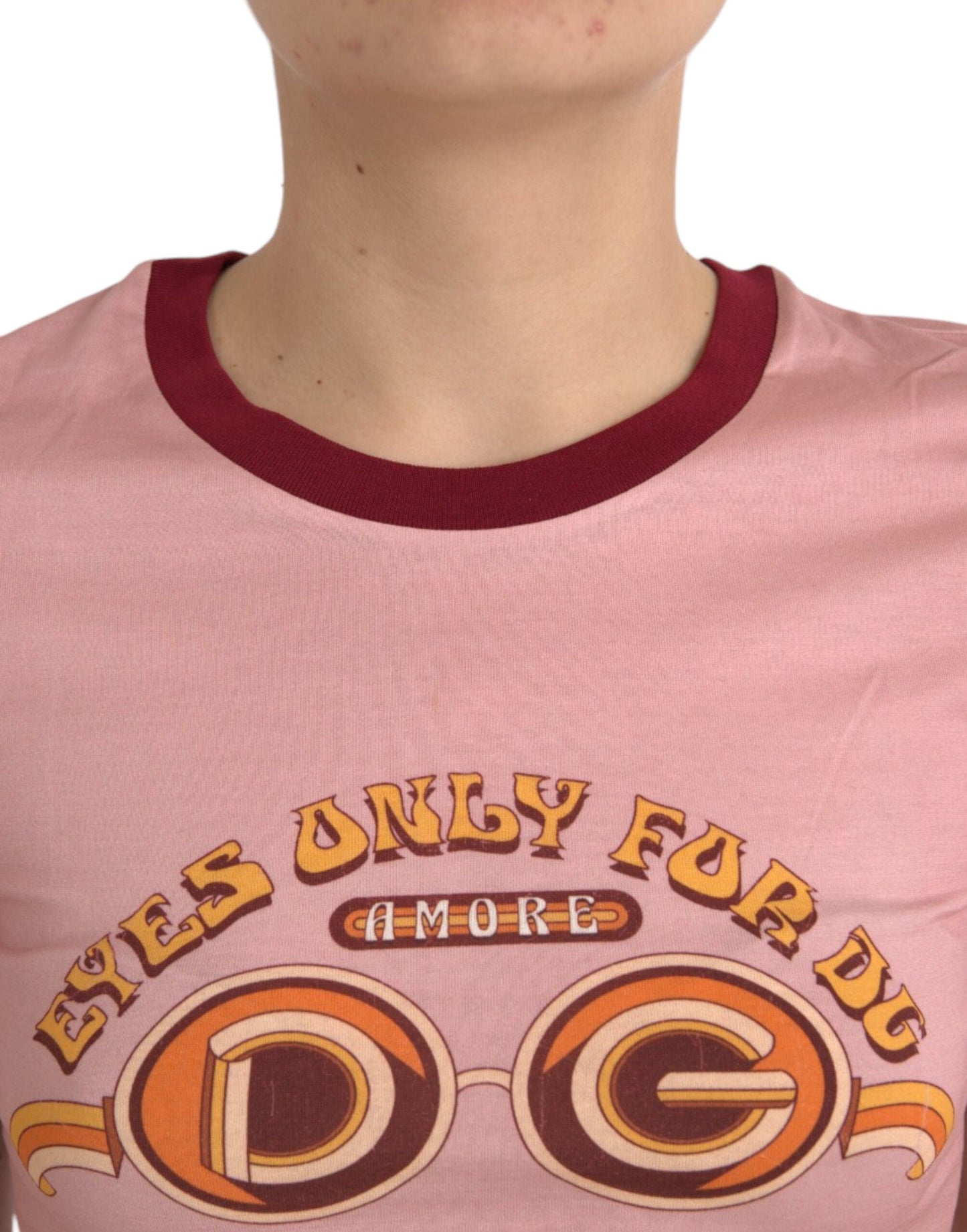 Dolce & Gabbana Pink Logo T-shirt