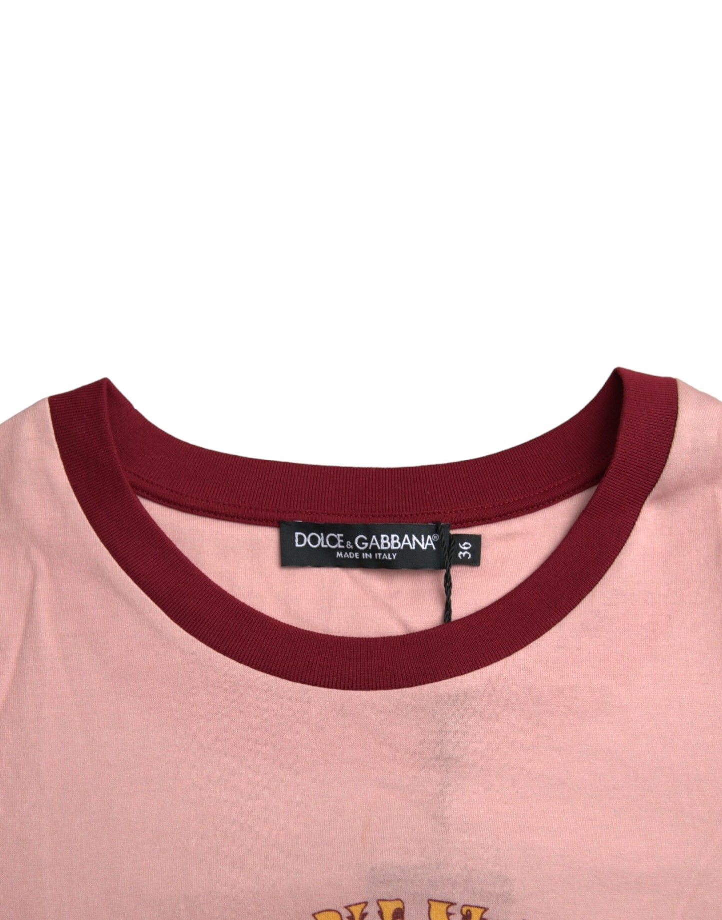 Dolce & Gabbana Pink Logo T-shirt