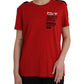 Dolce & Gabbana Red Graphic Print T-shirt