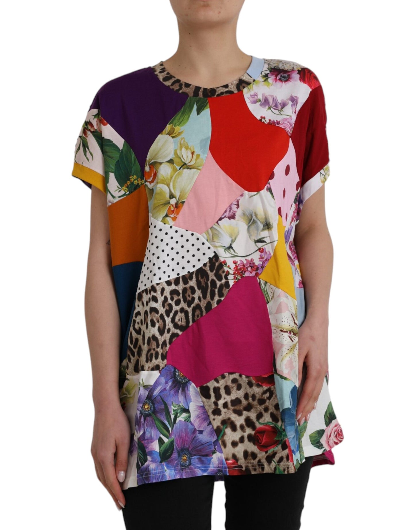 Dolce & Gabbana Multicolor Patchwork Top