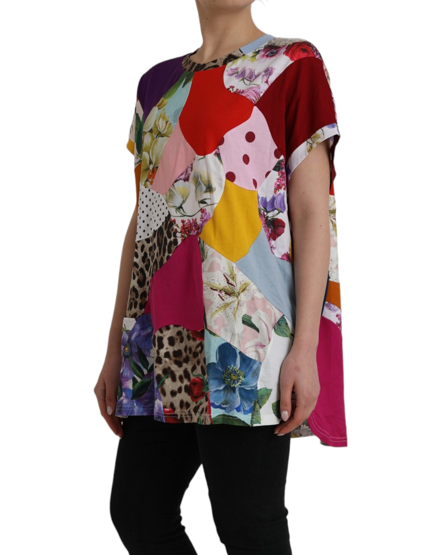 Dolce & Gabbana Multicolor Patchwork Top