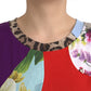 Dolce & Gabbana Multicolor Patchwork Top