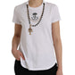 Dolce & Gabbana White Necklace T-shirt