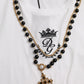 Dolce & Gabbana White Necklace T-shirt