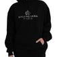 Balenciaga Black Logo Hooded Pullover Sweatshirt