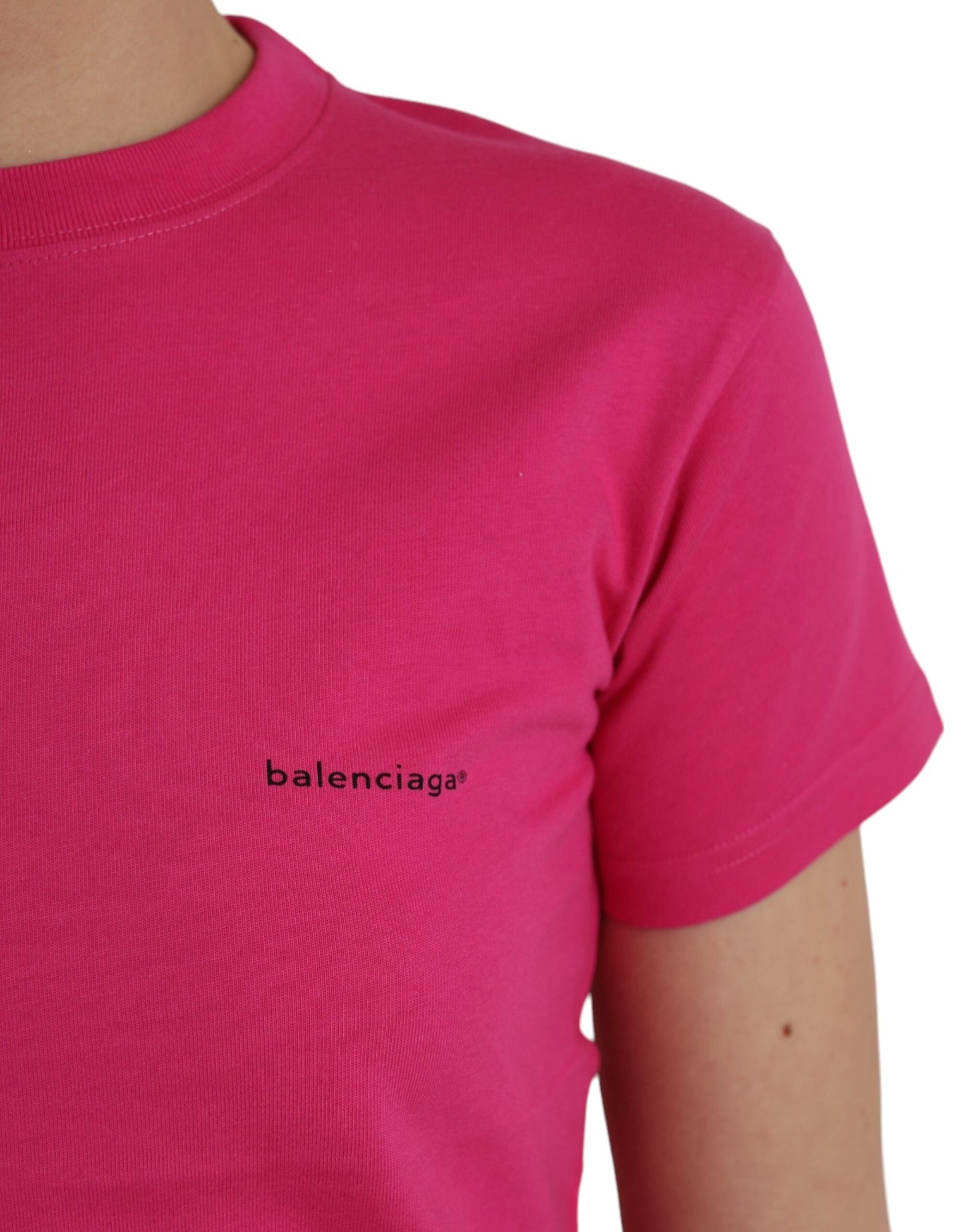 Balenciaga Pink Logo T-shirt