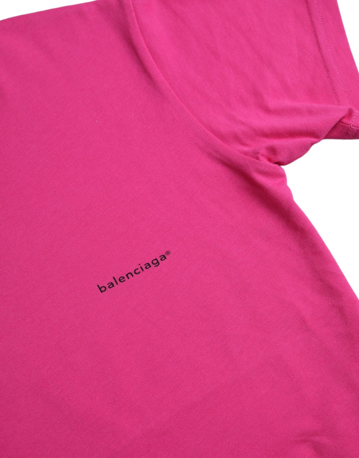 Balenciaga Pink Logo T-shirt