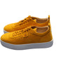 Christian Louboutin Happyrui Flat Yellow Suede Laceup Sneakers