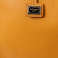 Dolce & Gabbana Yellow Leather SICILY Shoulder Handbag