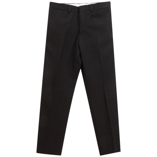 Burberry Black Wool Jeans & Pant