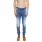 Dsquared² Blue Cotton Jeans & Pant