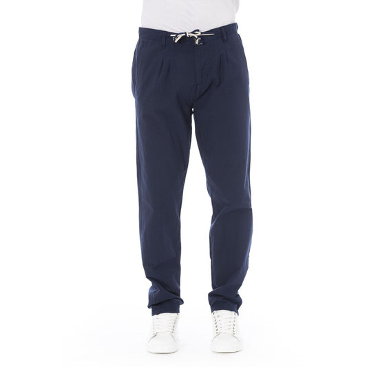 Baldinini Trend Blue Cotton Jeans & Pant