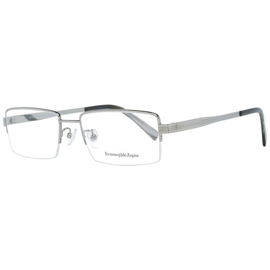 Ermenegildo Zegna Silver Men Optical Frames