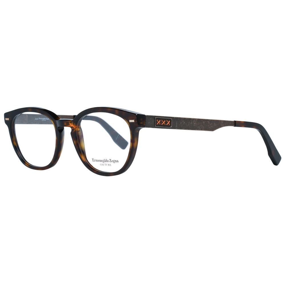 Zegna Couture Brown Men Optical Frames