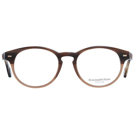 Zegna Couture Brown Men Optical Frames