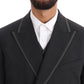 Dolce & Gabbana Gray Wool Stretch 3 Piece Two Button Suit