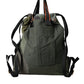 Dolce & Gabbana Military Green Patchwork Rucksack Backpack Bag