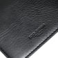 Dolce & Gabbana Black Leather Bifold Sling Women Card Holder Purse Wallet