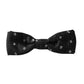 Dolce & Gabbana Black Silk Floral Adjustable Neck Men Papillon Bow Tie