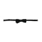 Dolce & Gabbana Black Velvet Cotton Adjustable Neck Men Bow Tie