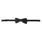 Dolce & Gabbana Dark Gray Silk Adjustable Neck Men Bow Tie