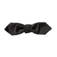 Dolce & Gabbana Black Silk Adjustable Neck Men Bow Tie