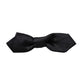 Dolce & Gabbana Black Satin Silk Adjustable Neck Men Bow Tie