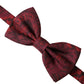 Dolce & Gabbana Red Silk Floral Adjustable Neck Men Bow Tie