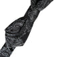 Dolce & Gabbana Black Silk Jacquard Adjustable Neck Men Bow Tie