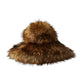 Dolce & Gabbana Brown Modacrylic Faux Fur Bucket Hat