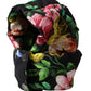 Dolce & Gabbana Black Floral Print Whole Head Wrap Hat