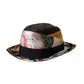 Dolce & Gabbana Multicolor Patchwork Women Fedora Wide Brim Hat