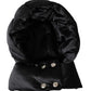 Dolce & Gabbana Black Polyester Whole Head Wrap Hat