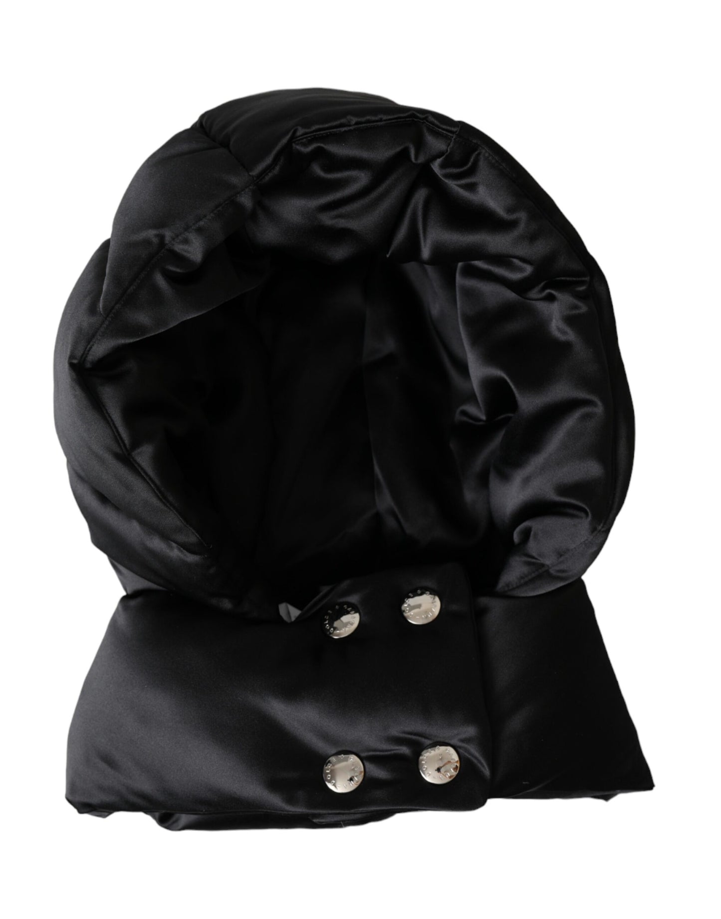 Dolce & Gabbana Black Polyester Whole Head Wrap Hat