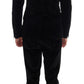 Dolce & Gabbana Black Velvet Slim Double Breasted Suit