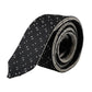 Dolce & Gabbana Black White Patterned Adjustable Tie