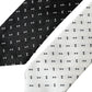 Dolce & Gabbana Black White Patterned Adjustable Tie