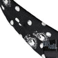 Dolce & Gabbana Black Heart Polka Dot Adjustable Tie