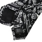 Dolce & Gabbana Black Trumpet Print Silk Adjustable Tie