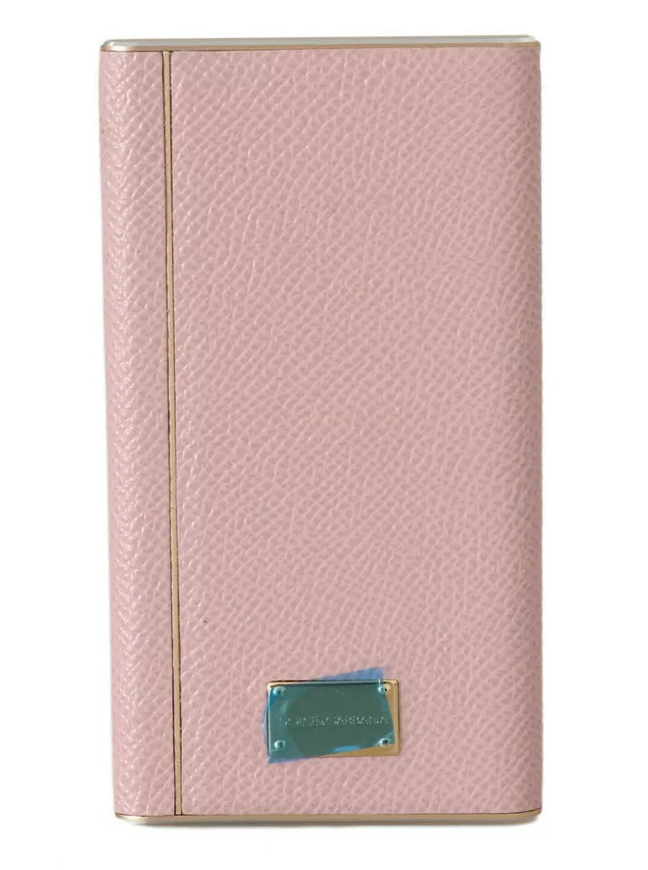 Dolce & Gabbana Charger USB Pink Leather #DGFAMILY Power Bank