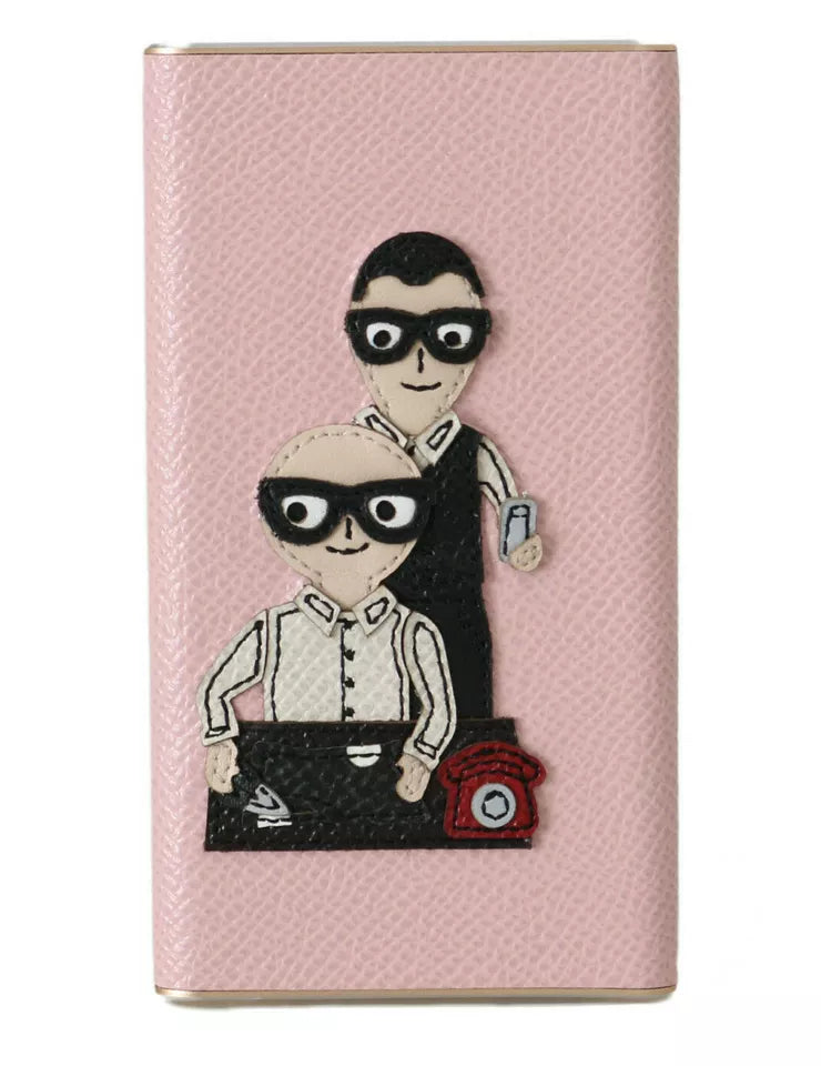 Dolce & Gabbana Charger USB Pink Leather #DGFAMILY Power Bank