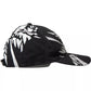 Dolce & Gabbana Black Cotton Leaf Print Baseball Hat