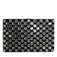 Dolce & Gabbana Black Velvet Crystal Clutch Bag