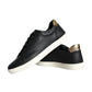 Dolce & Gabbana Black Leather Portofino Low Top Sneakers Shoes