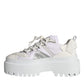 Dolce & Gabbana White Silver Chunky Platform Sneakers Shoes