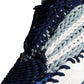 Dolce & Gabbana Blue White Daymaster Crochet Low Top Sneakers Shoes