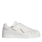 Dolce & Gabbana White Leather Slip On Low Top Sneakers Shoes