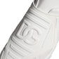 Dolce & Gabbana White Leather Slip On Low Top Sneakers Shoes